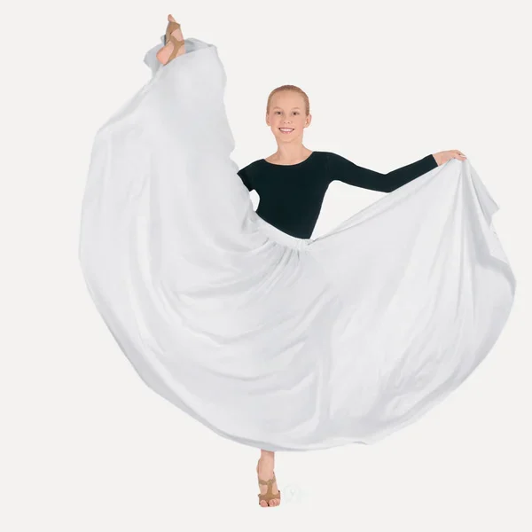 Gonna lunga a ruota in lycra
